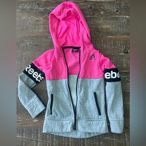 Reebok zippered hoodie